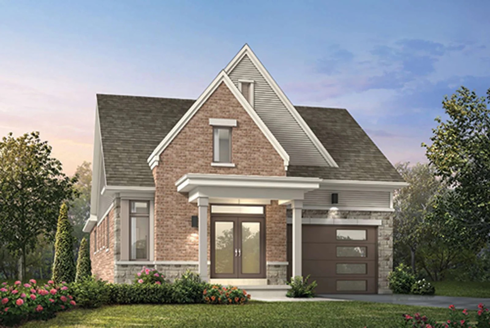 Brick detached home at Brooklin Trails in Whitby